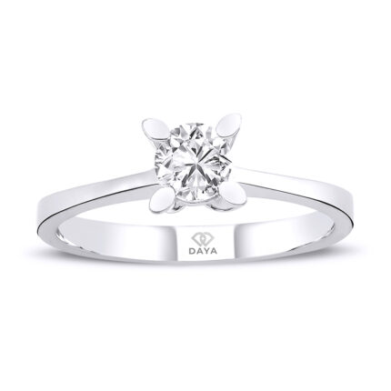 0,75 Karat D Renk Tektaş Pırlanta Yüzük