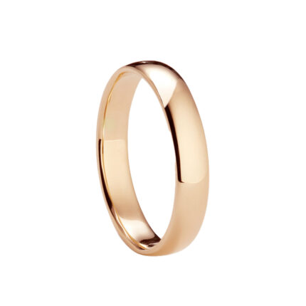 4mm. Klasik Rose Altın Alyans (16-29 ölçü)